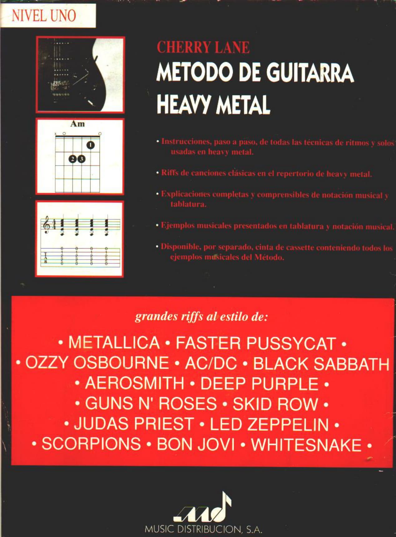 libro de técnica de guitarra heavy