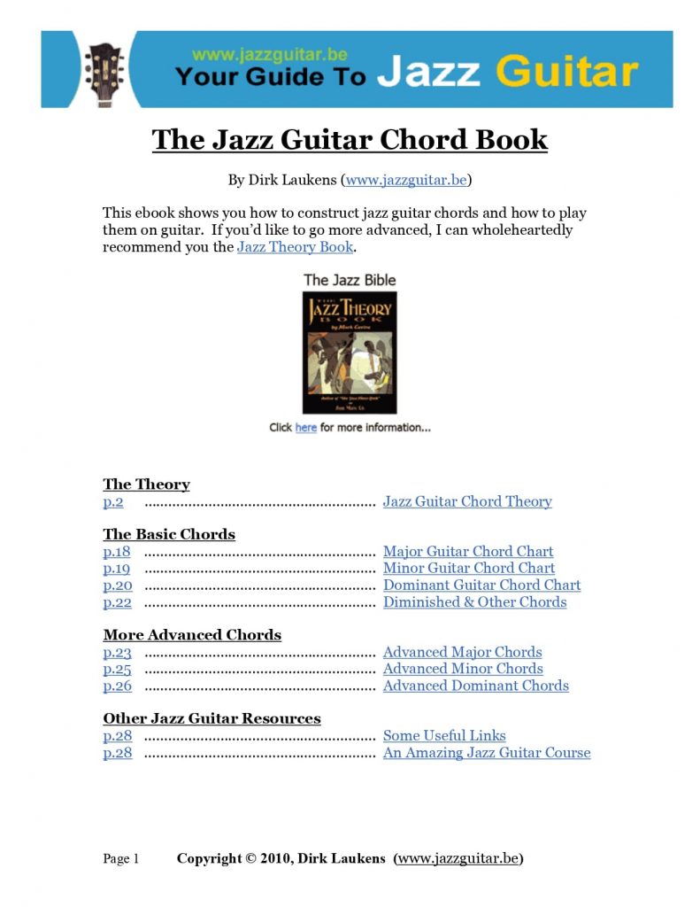 libro de acordes de jazz para guitarra